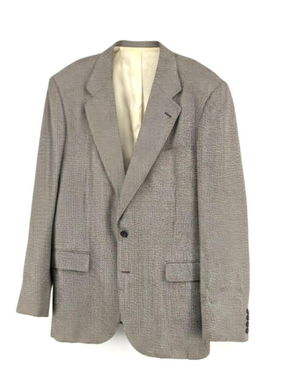 Vintage Saville Row for Rich's Sport Coat Black/White Houndstooth Fully Lined 42